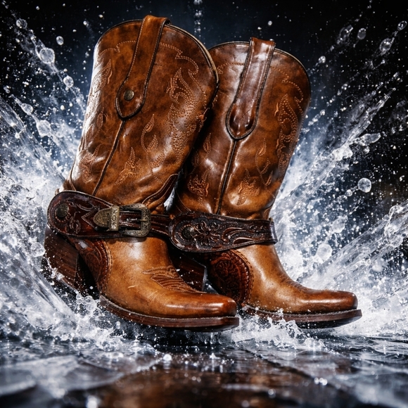 Corral Boots Shoes - Corral Boots G1907 Ladies Golden Brown Tooled Leather Western Size 8